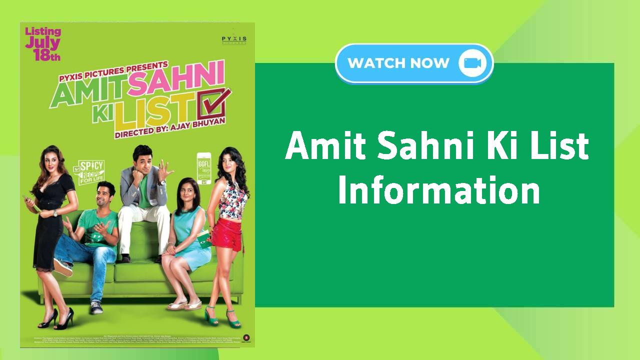 Amit Sahni Ki List